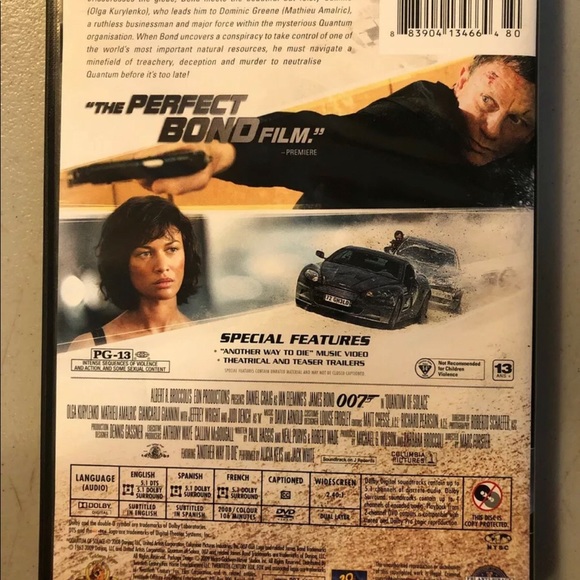 James Bond in Quantum of Solace (DVD, 2009, Widescreen) PG-13 - Picture 2 of 8
